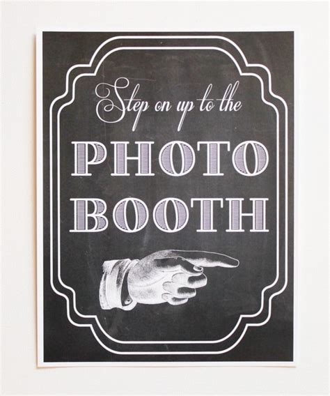 Photo Booth Sign Printable