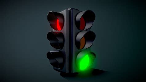 Traffic Light Animation Buy Royalty Free 3d Model By Yanez Designs
