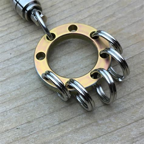Titanium Key Ring With Swivel