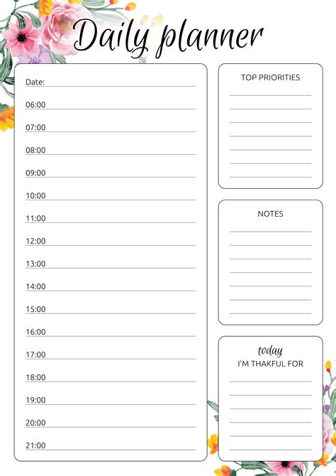 Get Your Planner Now In 2021 Daily Planner Printables Free Daily