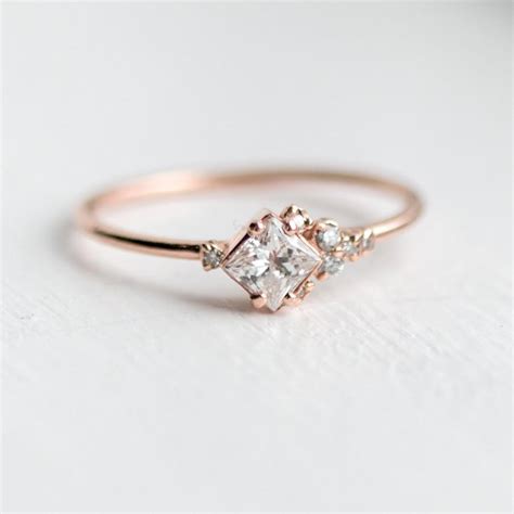 In The Sky With Diamonds Ring Princess Cut Diamond Ring With