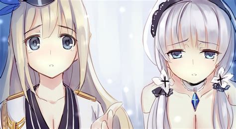 Illustrious And Lexington Azur Lane And 2 More Drawn By