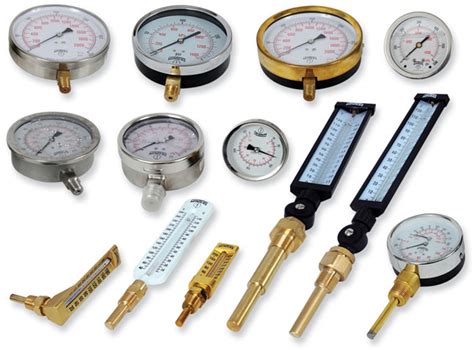 Pressure Gauges And Thermometers