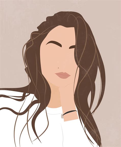 Custom Digital Portrait Drawing From Photo Minimalist Etsy Portrait