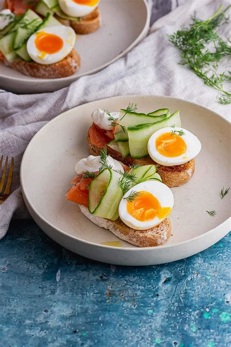 It doesn't even need cooking! Smoked Salmon Toasts with Cucumber Ribbons • The Cook Report