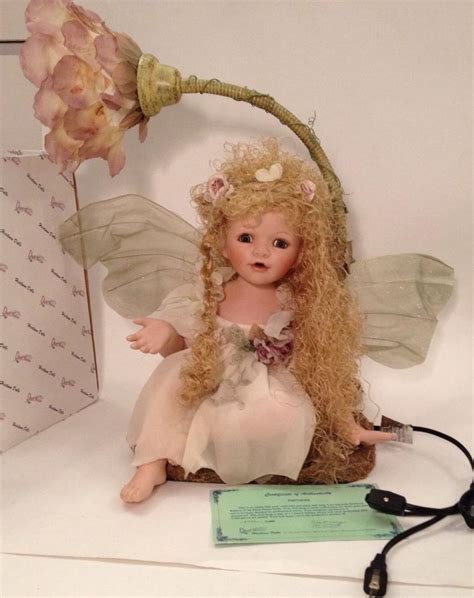 Vintage Duck House Heirloom Dolls Porcelain Doll Fairy Pixie Lamp Light