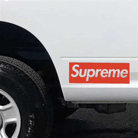 Supreme Logo Decal Sticker Decalfly