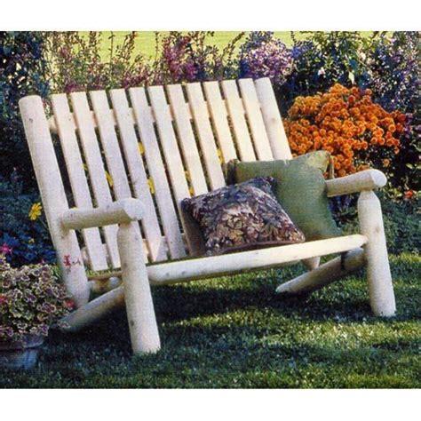 Have To Have It Rustic Natural Cedar Furniture High Back Settee 229