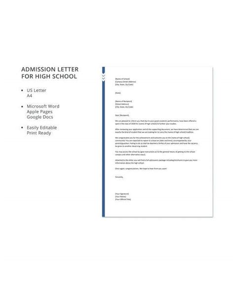 Scholarship Letter Template 11 Free Sample Example Format Download