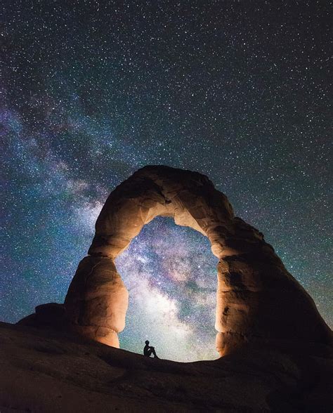 Night Sky In Arches National Park Utah Photography By Tomas Havel