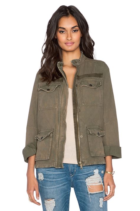 Free People Rumpled Army Jacket In Green Lyst