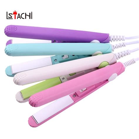 Lstachi New Electronic Ceramic Fast Hair Straightener Portable Mini