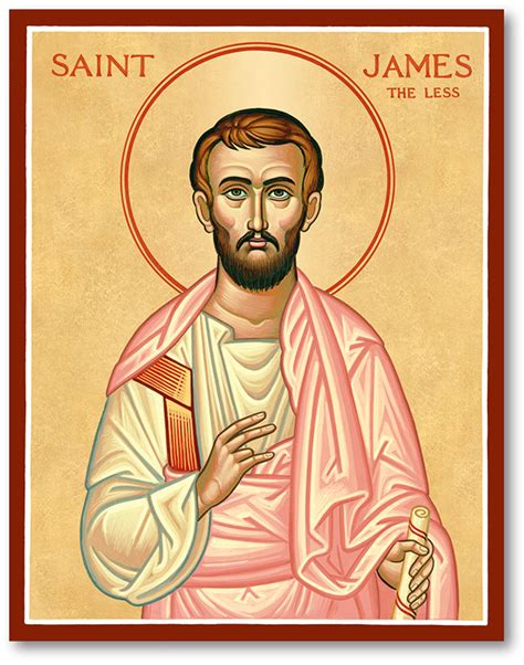 Men Saint Icons St James The Less Icon Monastery Icons