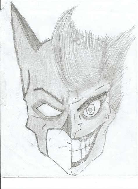 Joker black and white 41861 gifs. Batman-Joker Portrait Sketch | Alex Quitmeyer | Foundmyself