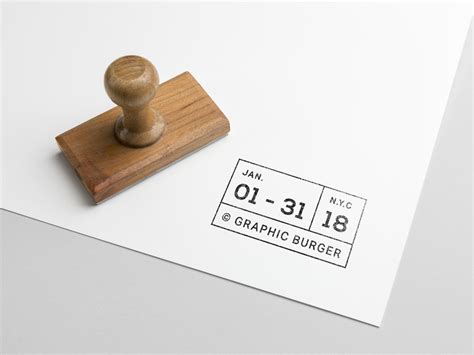 This free stamp mockup consists of a smart object layer which makes it very easy to customize and update. Rubber Stamp on Paper Mockup | Mockup World