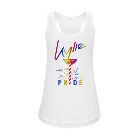 Pride Foil Vest Womens Official Store Kylie Minogue