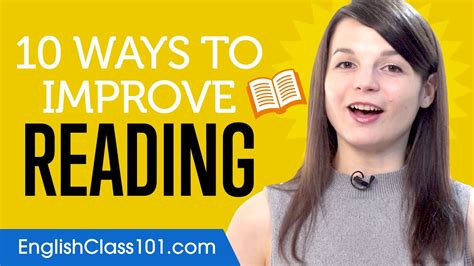 10 Ways To Practice Your English Reading Youtube