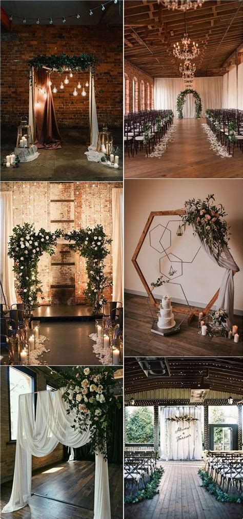 Top 20 Indoor Wedding Ceremony Backdrops Wedding Ceremony Ideas