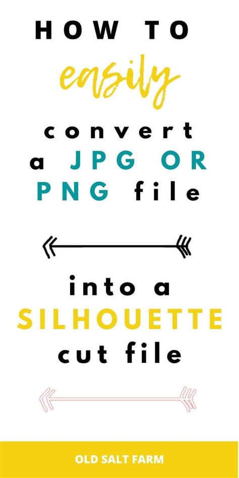 How To Easily Convert A Png Or  File Into A Silhouette Cut File