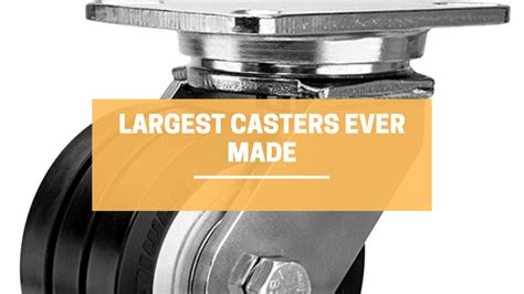Largest Casters Ever Made Linco Casters And Industrial Supply
