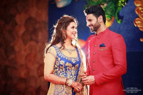Check Out Pics Divyanka Tripathi And Vivek Dahiya Look So Much In Love At Their Sangeet Ceremony