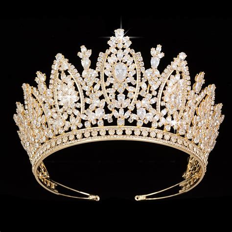 Classic Princess Crown Elegant Wedding Bridal Pageant Tiara Crown