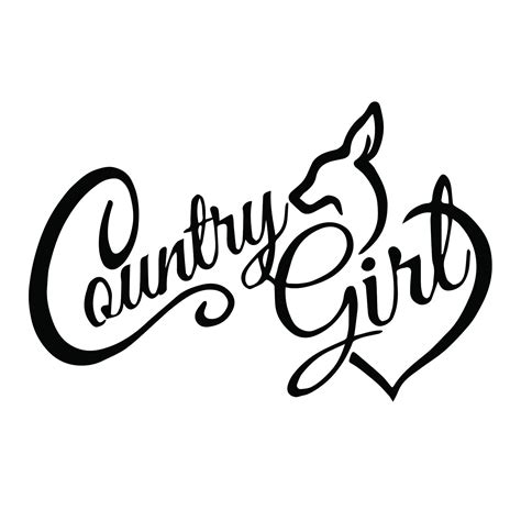 Country Girl Girl Decals Country Girl Decal Car Decals Vinyl