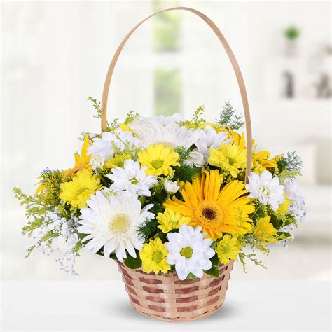 Send Flowers Turkey White Gerbera Yellow Chrysanthemums From 51usd