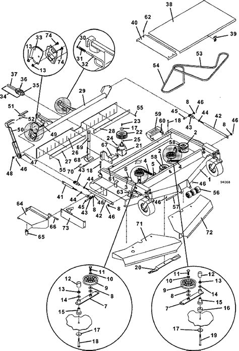 Kubota Zd326 Deck Parts Diagram