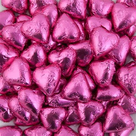 Hot Pink Belgian Chocolate Hearts 500g 5kg Candy Bar Sydney