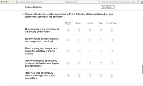 Employee Satisfaction Survey Samples How To Make Money Using Survey