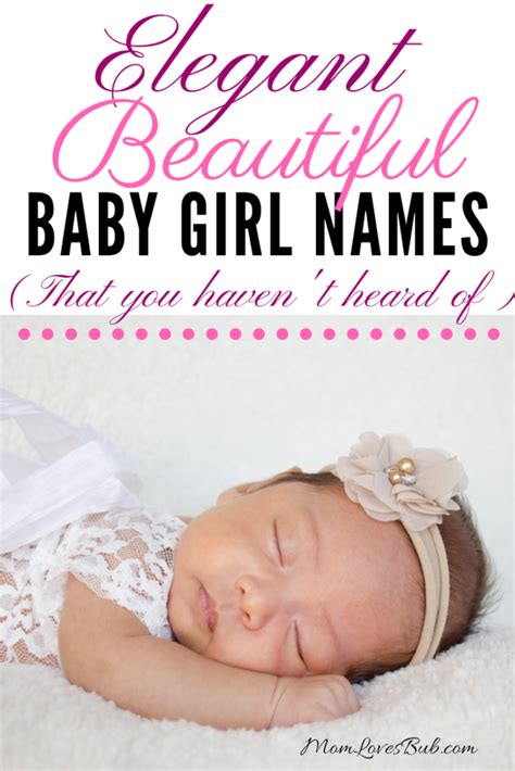 Unique Beautiful Elegant Baby Names For Girls Baby Girl Names Latin