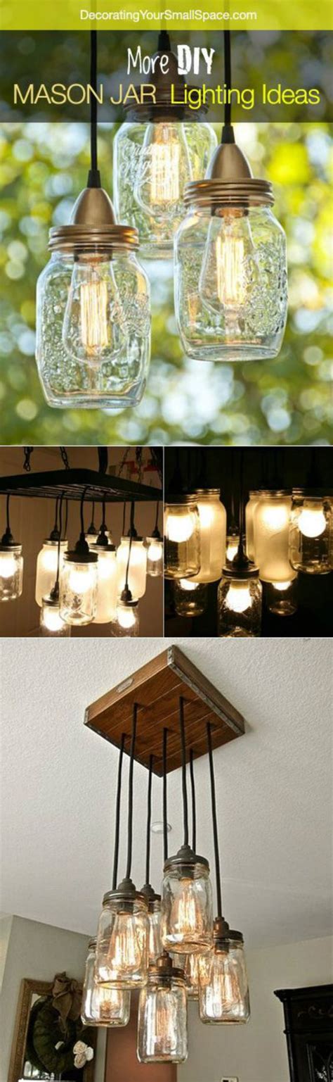 Mason Jar Lighting Lighting Ideas And Mason Jars On Pinterest