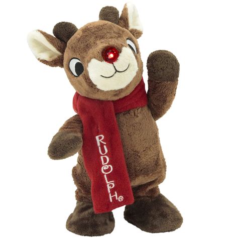 buy rudolph the red nosed reindeer 12 singing and dancing animatronic plush rudolph online at