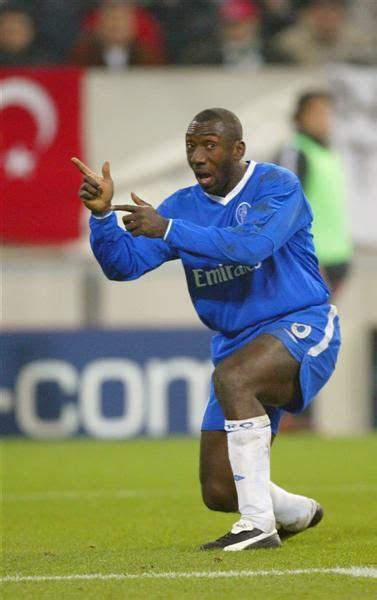 9 December 2003 Jimmy Floyd Hasselbaink Celebrates His Goal During The
