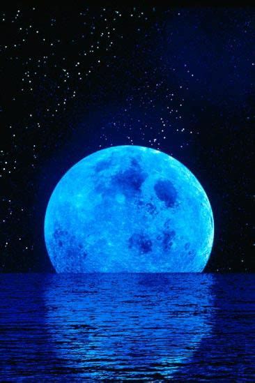 Luna Azul Beautiful Moon Blue Moon Moon