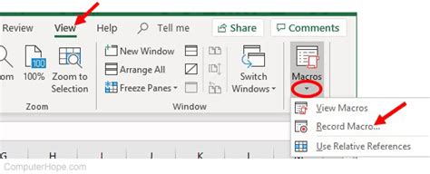How To Create A Macro In Microsoft Word And Excel