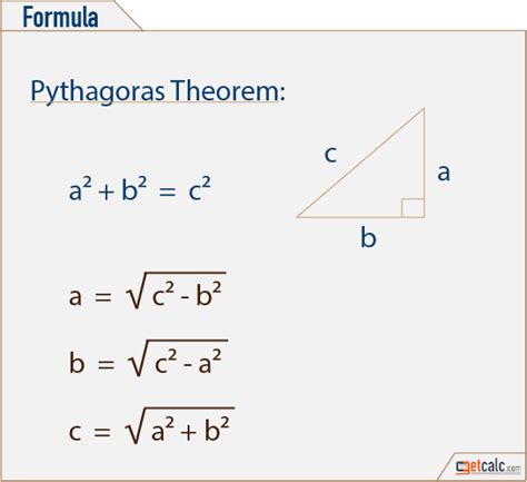 Pythagorean Theorem Triangle Calculator