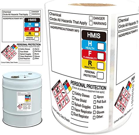 Sds Osha Data Labels For Chemical Safety Data X Inch Ghs Secondary