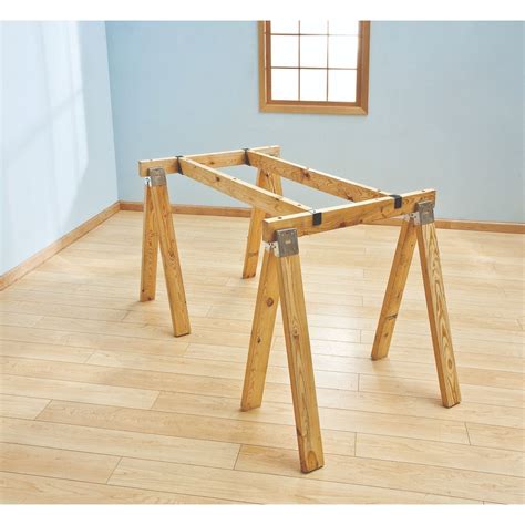 Rockler Sawhorse Supports Woodworking Projects Table Diy Workbench