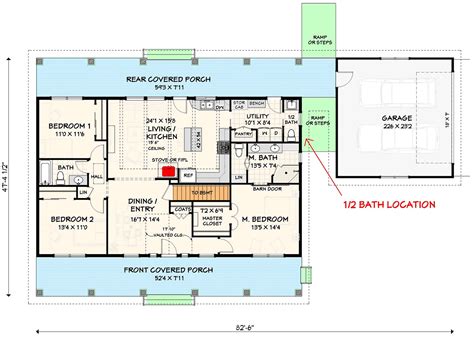 Splendid Country Farmhouse Home Plan 28914jj Architectural Designs