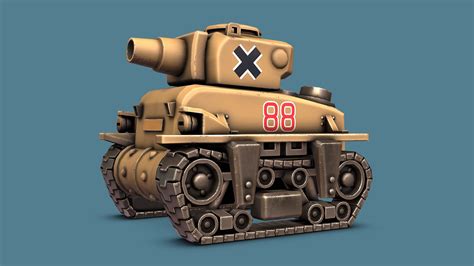 Metal Slug Rebel Tank 3d Model By Renafox Kryik1023 66d9115
