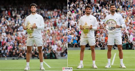 Wimbledon Final Carlos Alcaraz Beats Defending Champion Novak Djokovic To Win Maiden Title