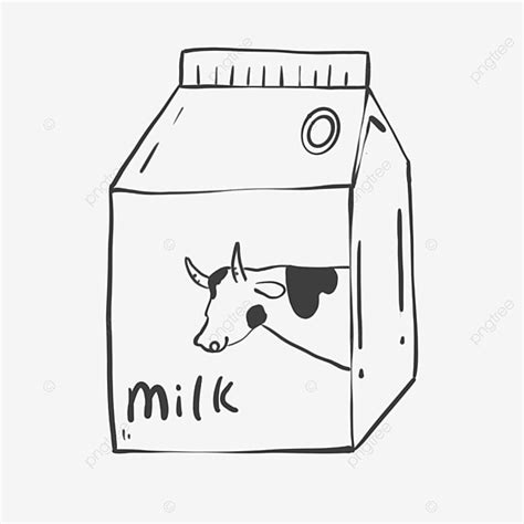 Lineart Clipart Hd PNG Hand Drawn Lineart Milk Clipart Milk Drawing