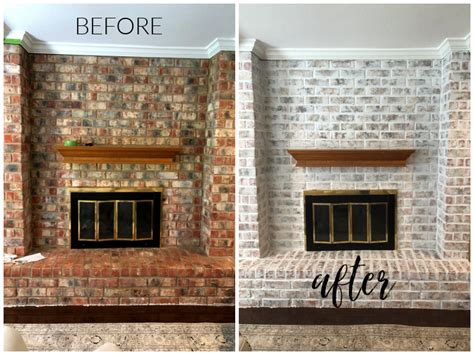 How To Paint A Brick Fireplace For A Modern Look Better Homes Gardens