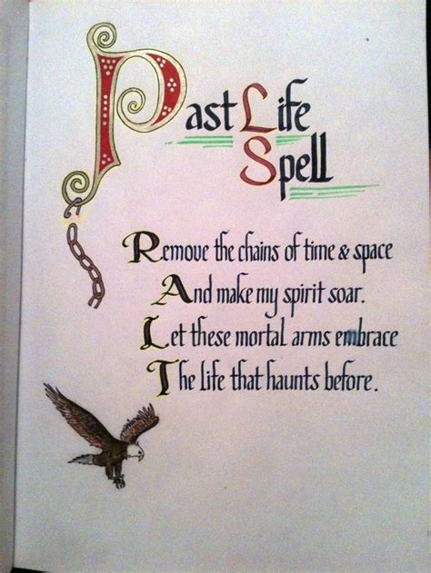 Past Life Spell By Shuichi21 Mals Spell Book Wiccan Spell Book