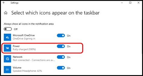 How To Fix Battery Icon Not Displaying On Taskbar In Windows 10