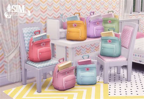 Fjällräven Kånken Backpacks In Pastel Sims 4 Cc Furniture Sims 4 Sims