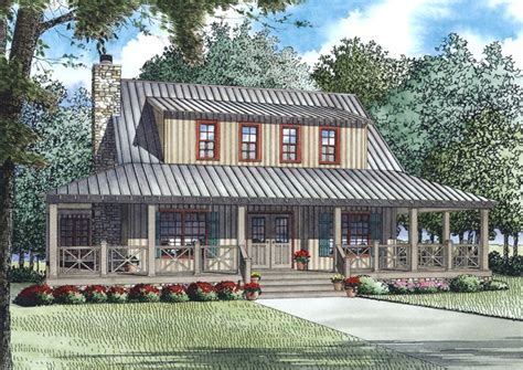 Logan Camp Country Home Country House Plan Front Of Home 055d 0979