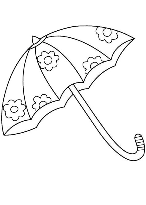 The four teletubbies with their umbrellas open coloring page. Umbrella Coloring Pages - Best Coloring Pages For Kids ...